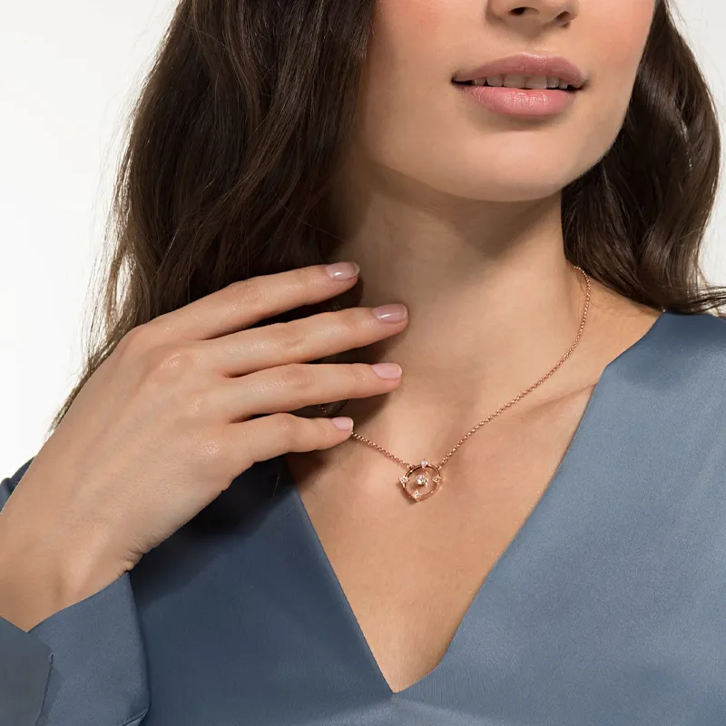 Swarovski North Necklaces Women's Rose Gold-2