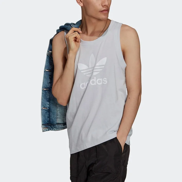 Adidas Originals Tank Tops Men's Gray-2