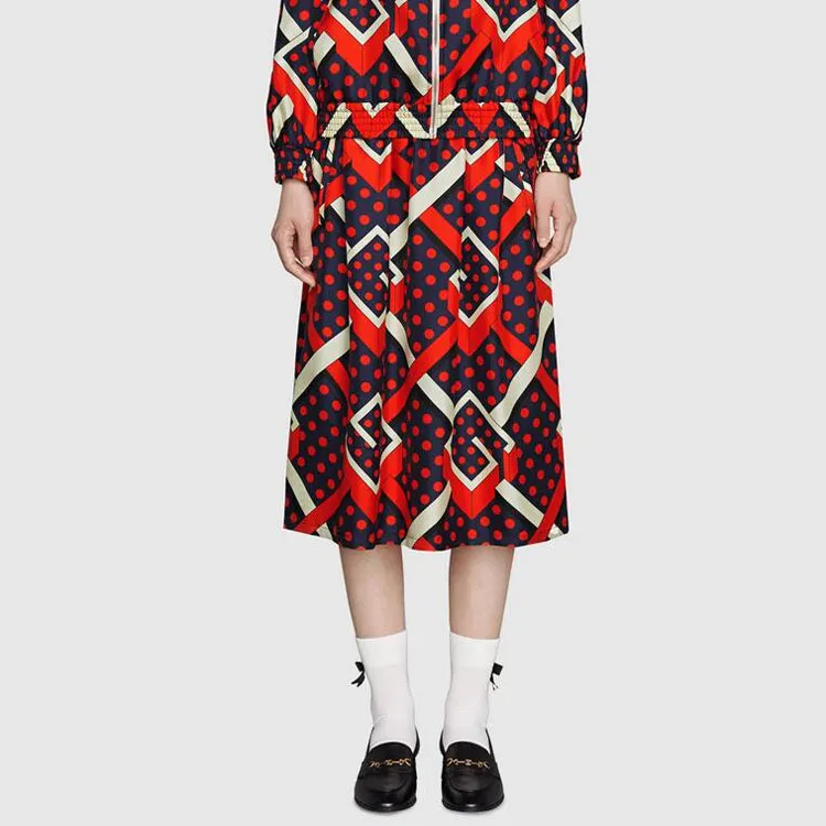 GUCCI G Dot Labyrinth print Skirt-2