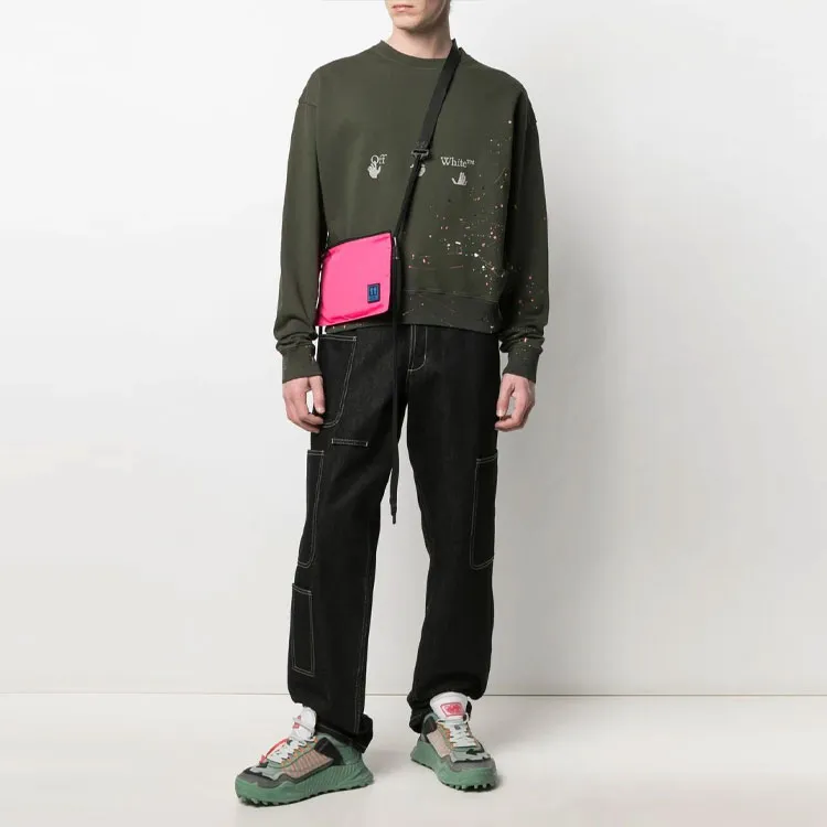 OFF WHITE SS21 Sweatshirts Men Green-1