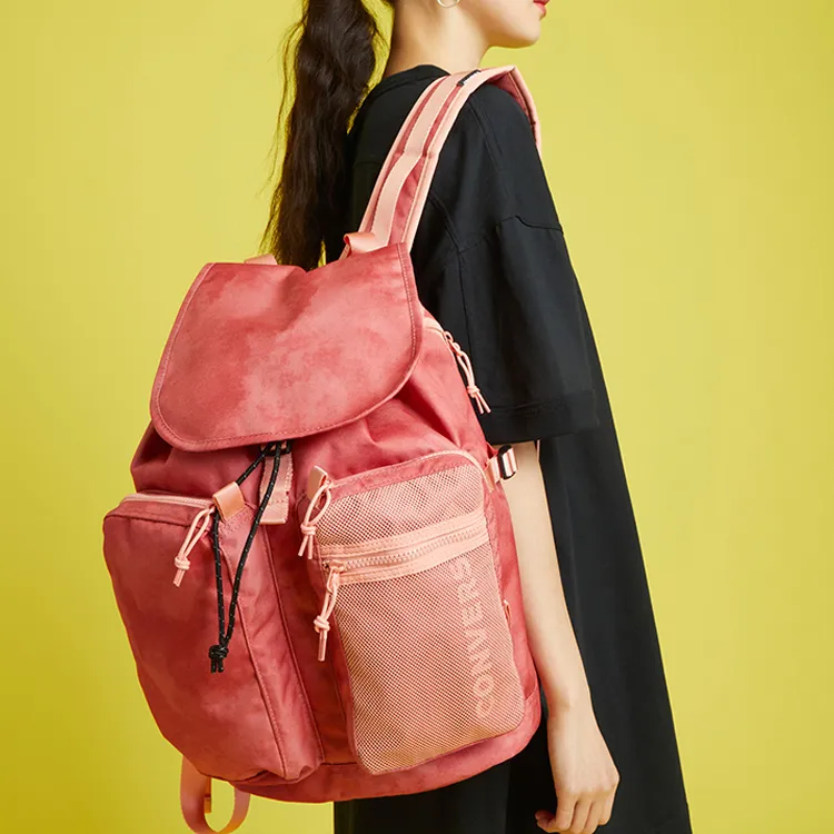 Converse Polyester Backpack Regular Unisex Pink-3