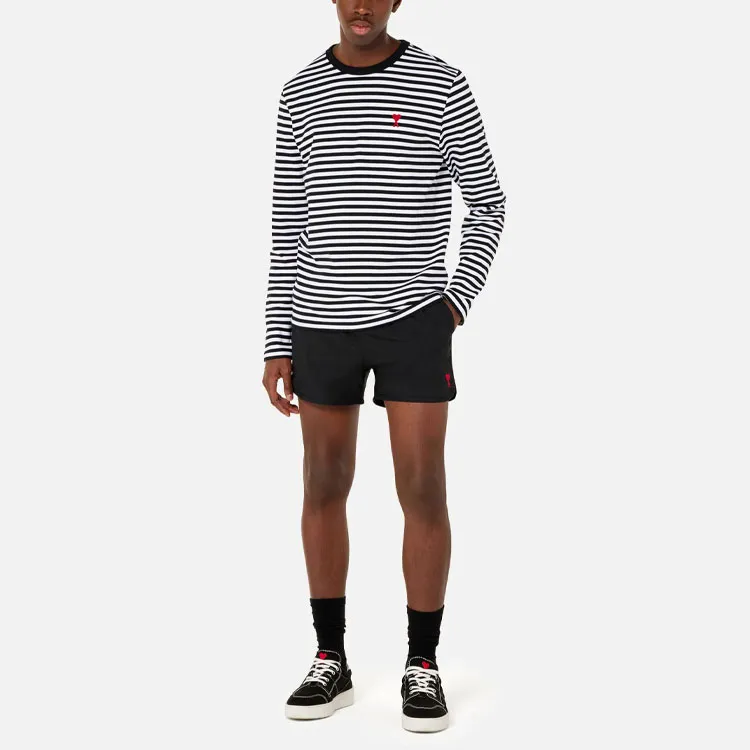 AMIPARIS De Coeur Marinière T-Shirt-3