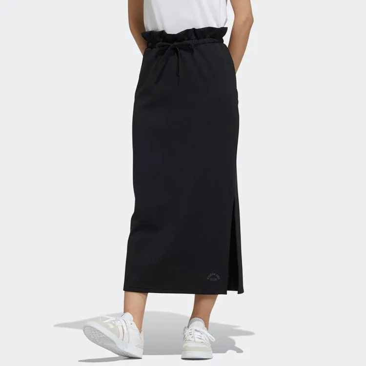 Adidas Neo Casual Long Skirts Women's Black-1