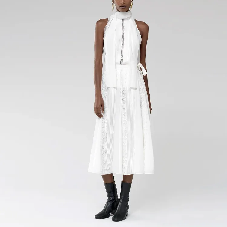 Chloé Casual Long Skirts Women's White-1