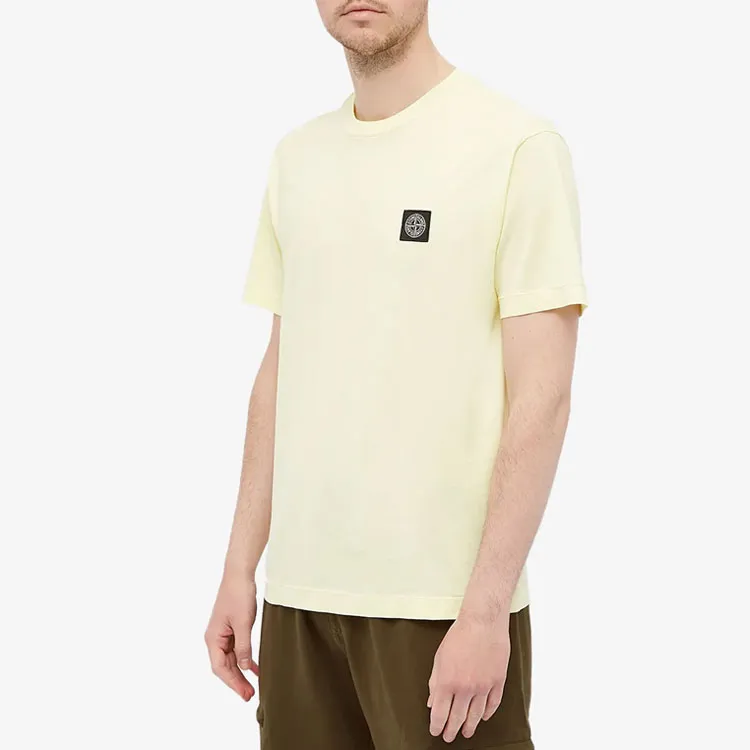 STONE ISLAND T Shirts Men Yellow-3
