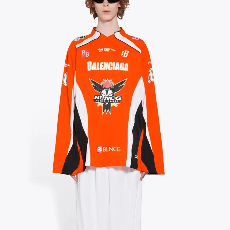 Balenciaga Long Sleeve Hockey Shirt-4