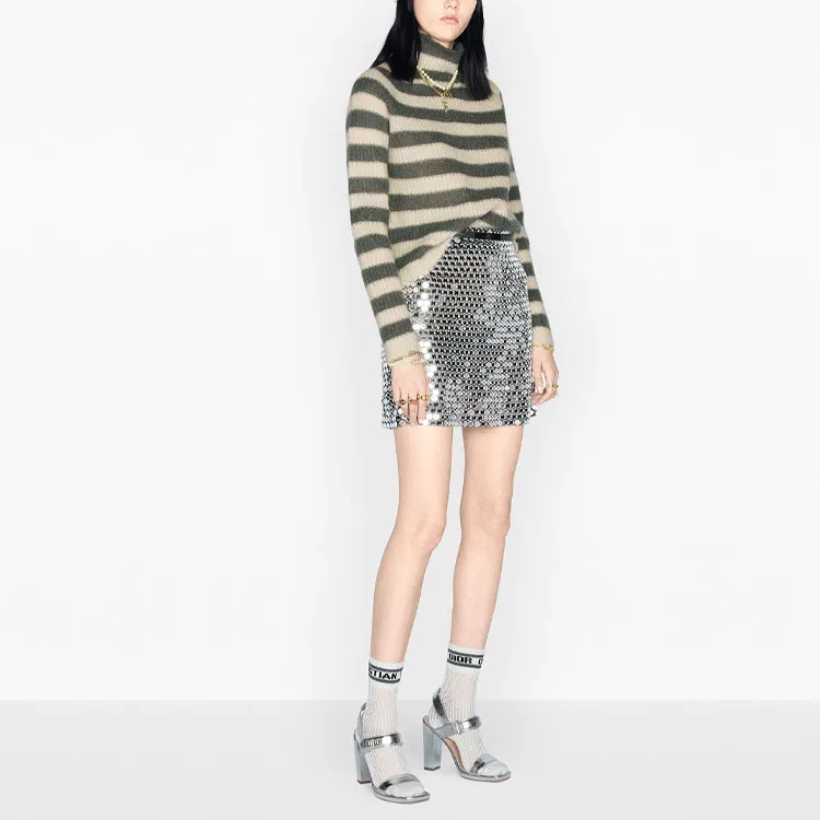 DIOR FW21 Slim Fit Knitwear Women's Beige-2