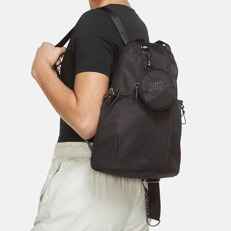 Nike Polyester 2 in 1 Combo Bag Backpack Regular Unisex Black-4