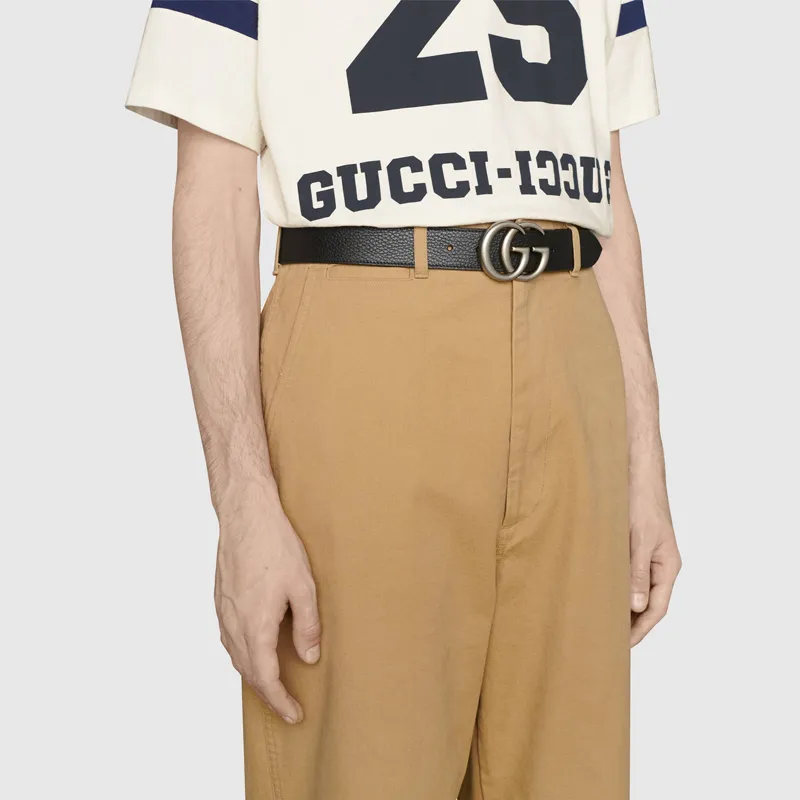 GUCCI Gg Marmont Reversible Buckle Belt-5