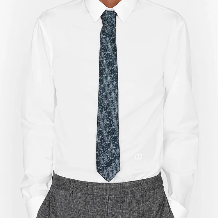 DIOR Ties Men Dark Blue-1