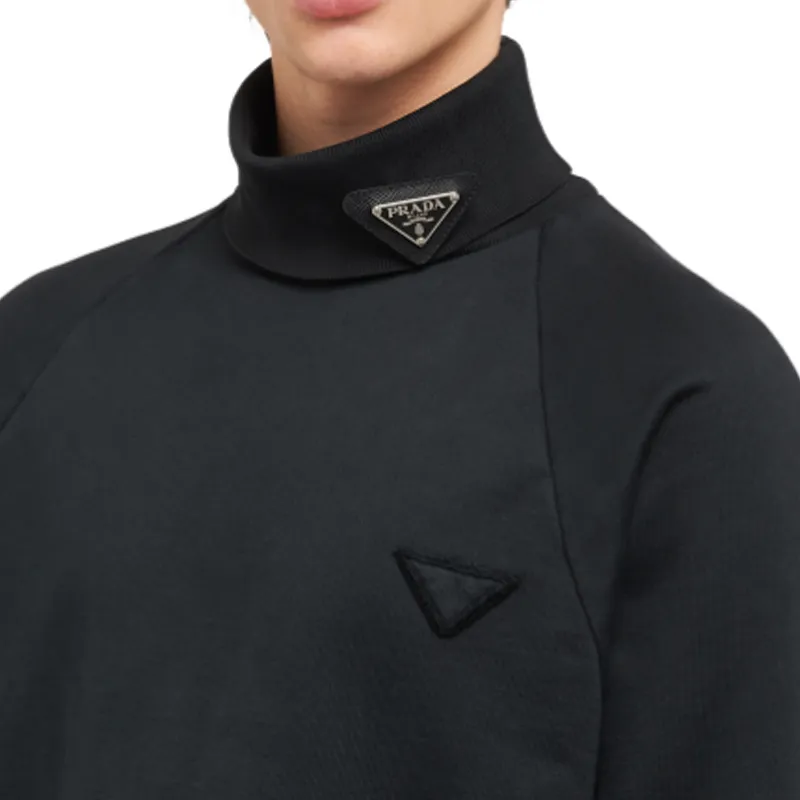 PRADA Saffiano Leather Trim Brooches Unisex-2