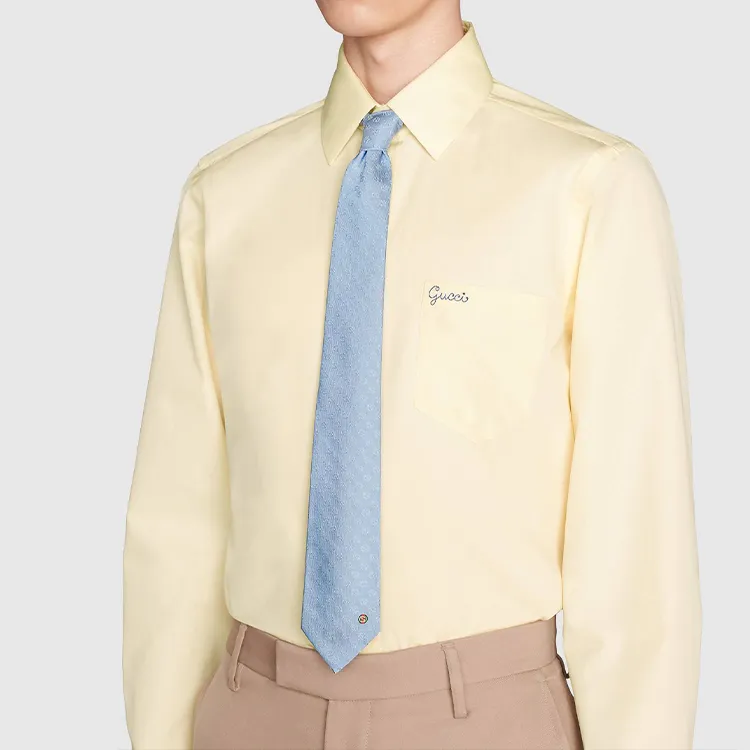 GUCCI Ties Men Light Blue-2