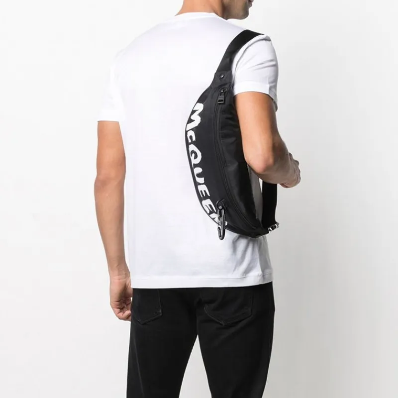 Alexander McQueen Graffiti Logo Belt Bag-5