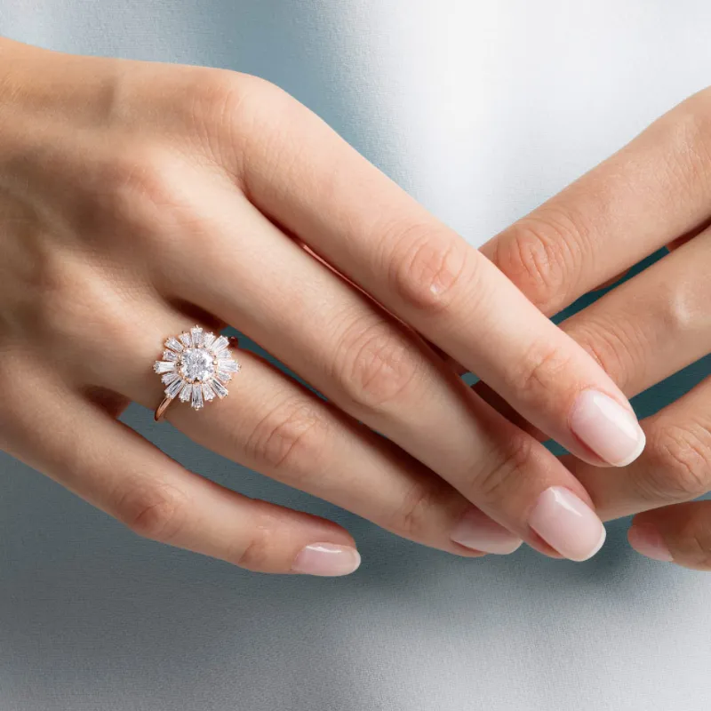 Swarovski Artificial Crystal Rings Women's-3