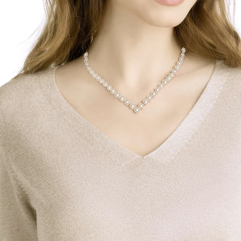 Swarovski Angelic Square Necklaces Women's-1