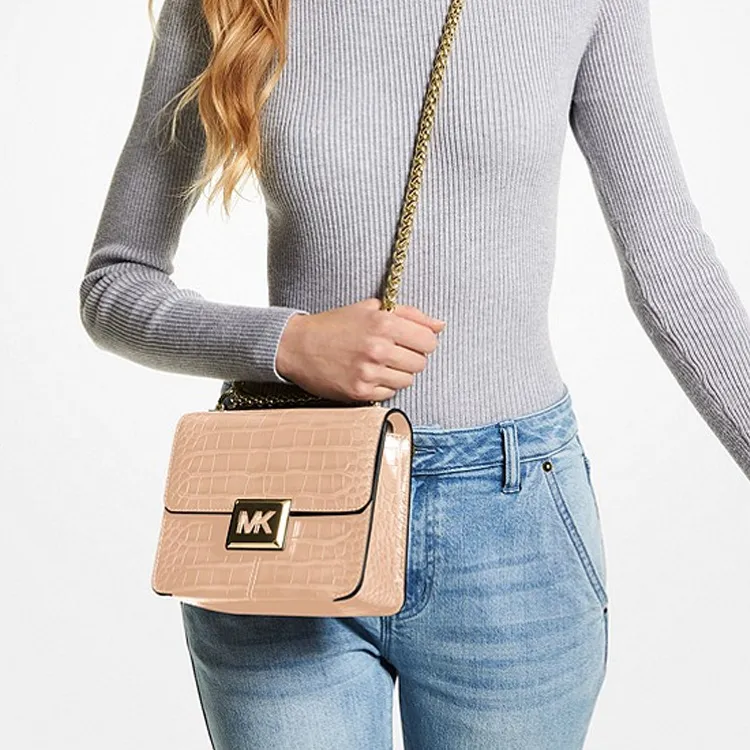 MICHAEL KORS Sonia Artificial Leather Shoulder Bag Crossbody Bag Small Size Women's Cream Pink-2