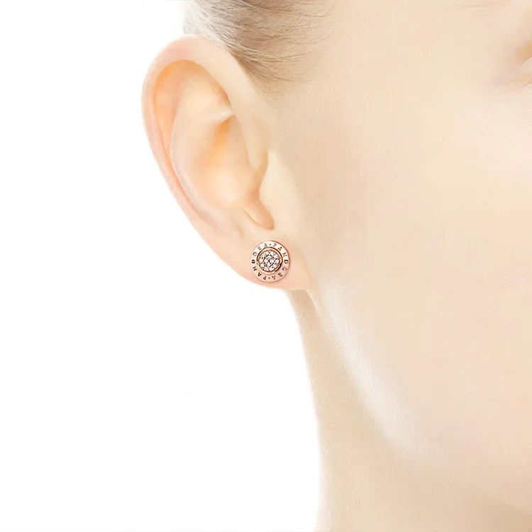 Pandora Stud Earrings Women's Rose-1