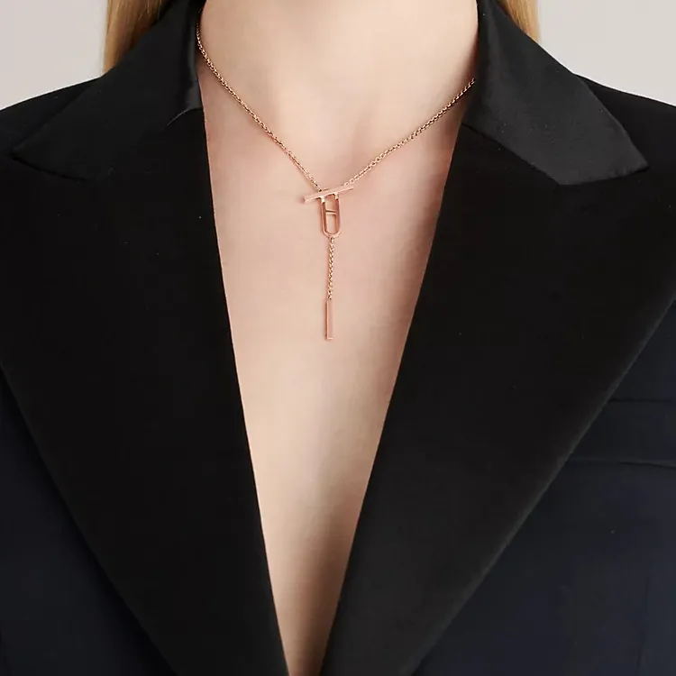 HERMES Karat Gold Diamond 18K Rose Gold Necklaces Women's-2