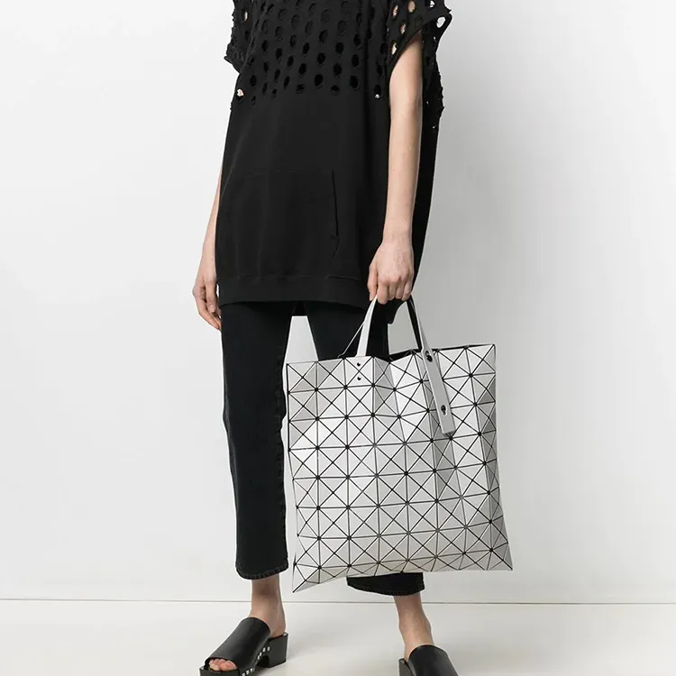 ISSEY MIYAKE PVC Handbag Unisex White-1
