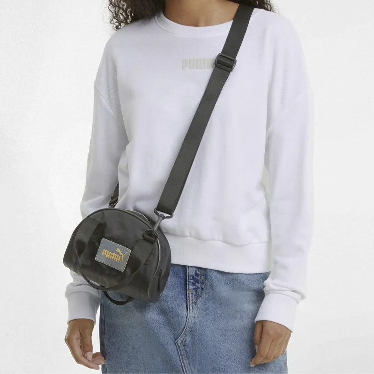 PUMA Polyester Handbag Shoulder Bag Crossbody Bag Mini Women's Black-3