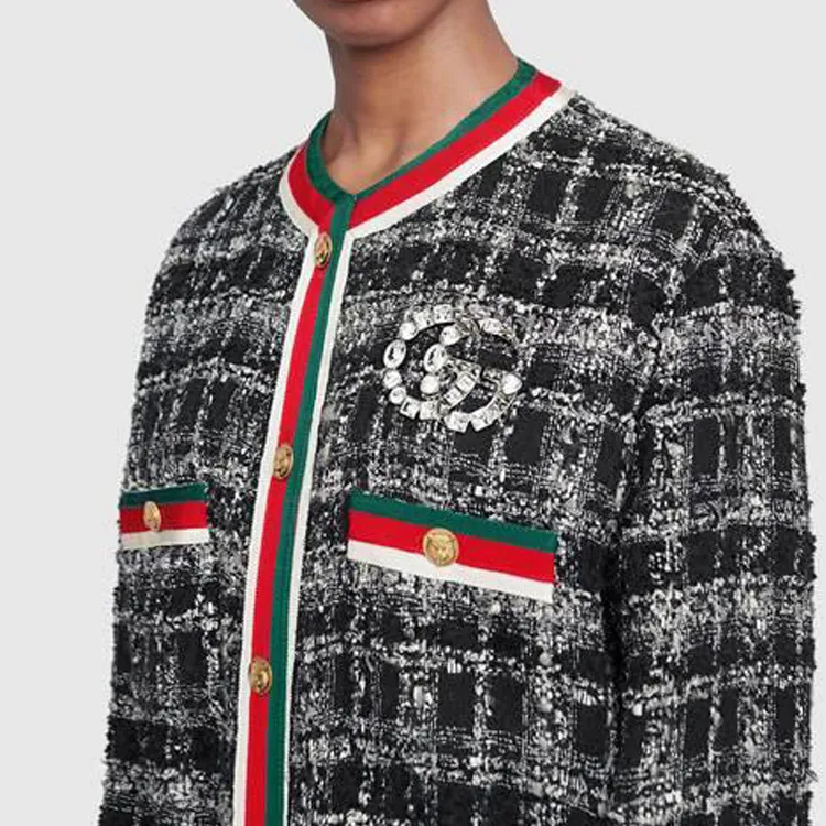 GUCCI Metal Brooches Women's Silver-2