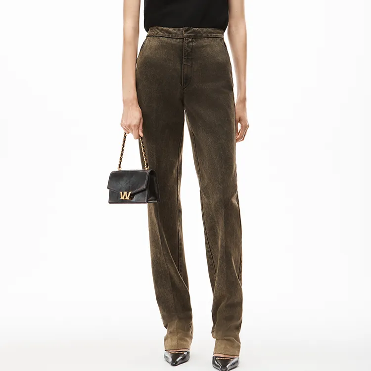Alexander Wang W Legacy Imitation Vintage Leather One Shoulder Handbags Mini Women's Black/Gold-8