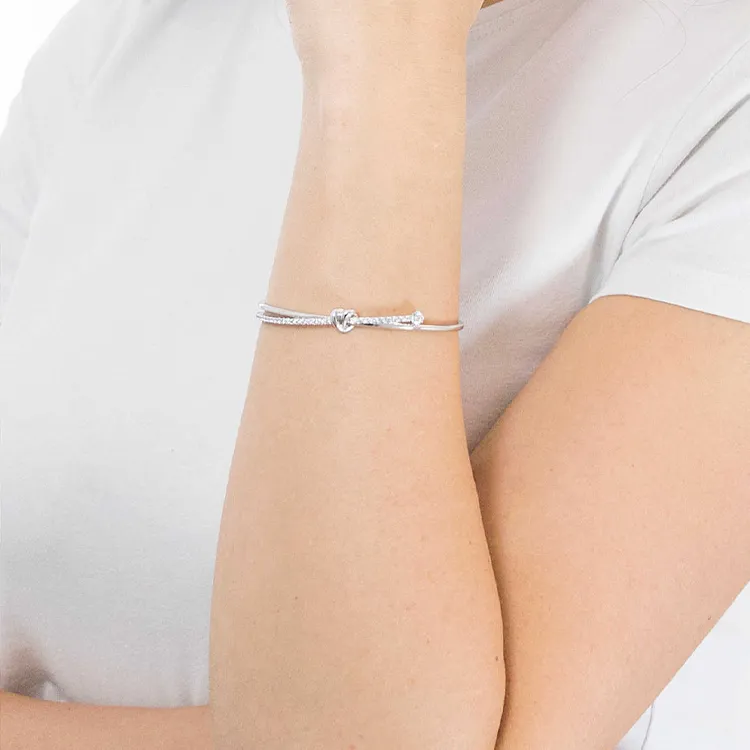 Swarovski Artificial Crystal Bangles Women's-4