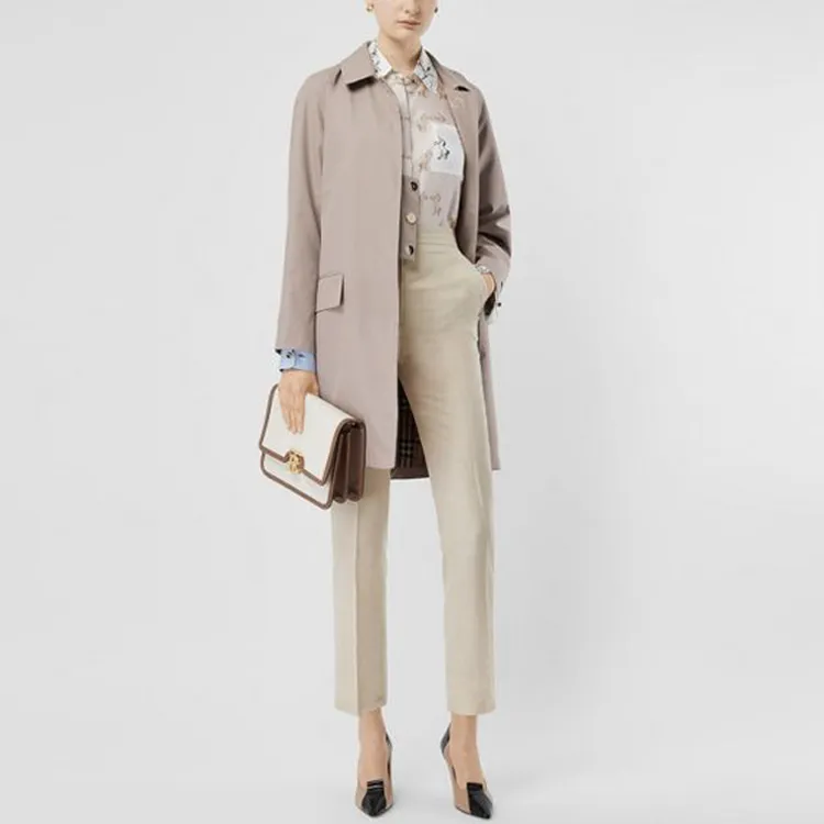 Burberry Trench Coat Women's Light Apricot-2