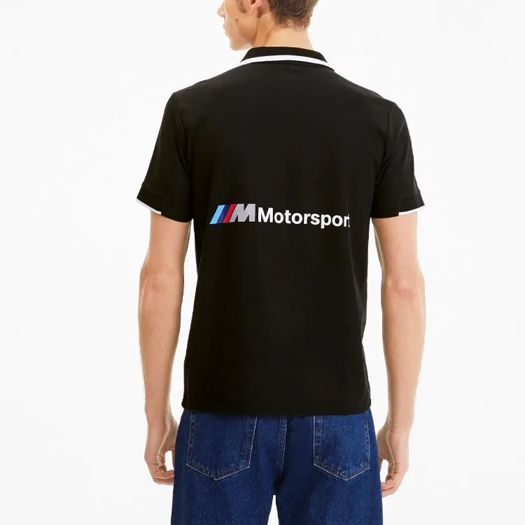 PUMA BMW Polo Shirts Men Black-4