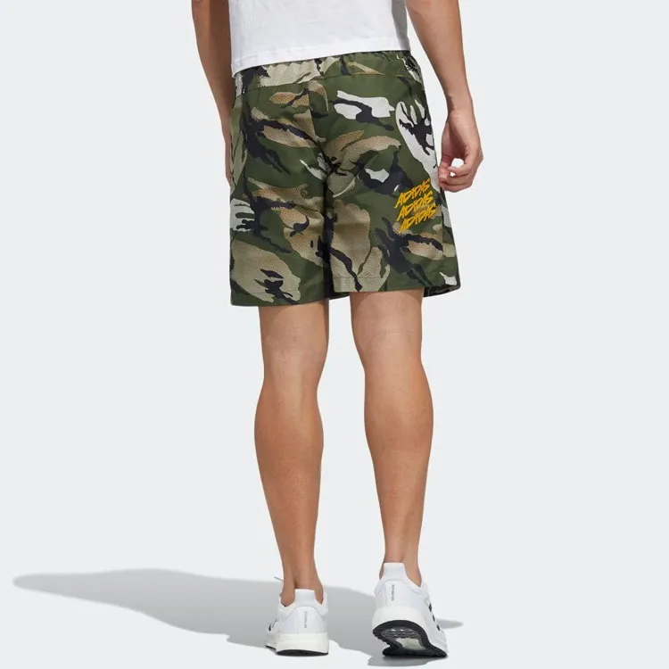 Adidas Sports Shorts Men Army Green-2