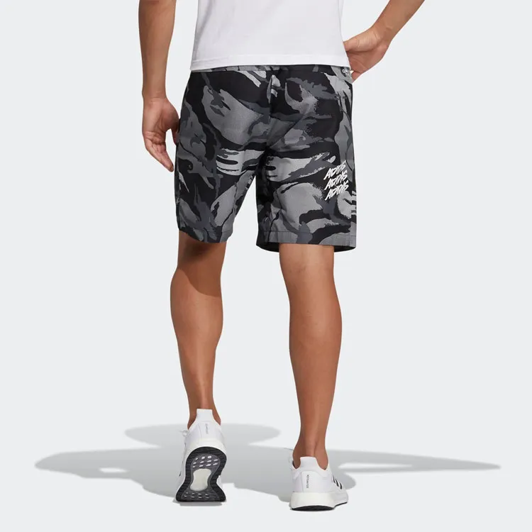 Adidas Sports Shorts Men Light Gray White-3