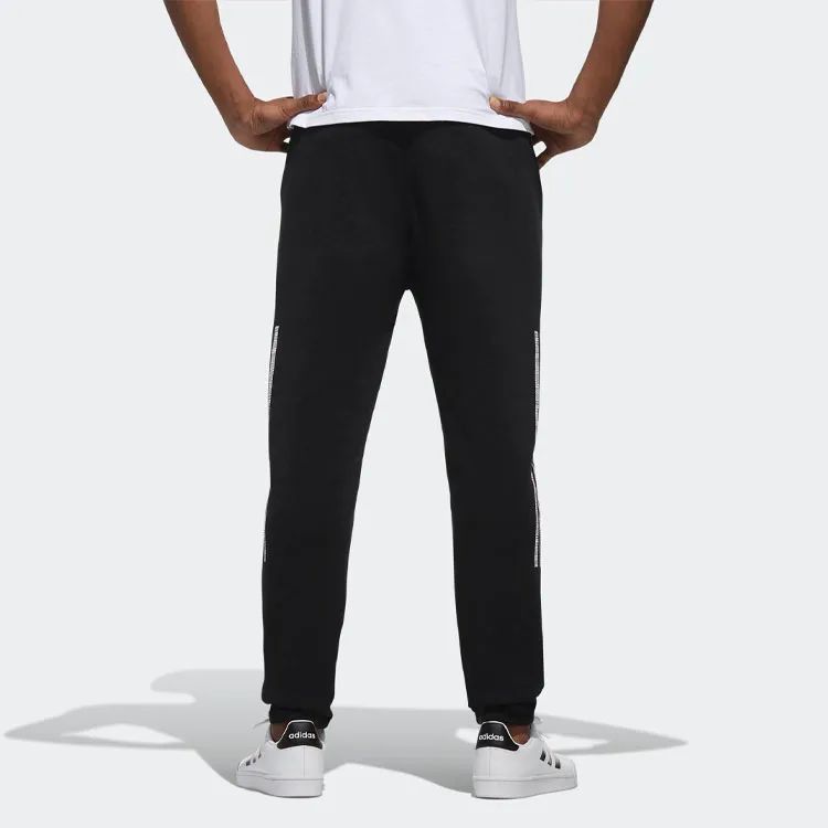 Adidas Knitted Sports Pants Men's Black-2
