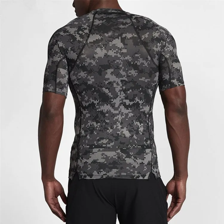 Nike T Shirts Men Camouflage-3