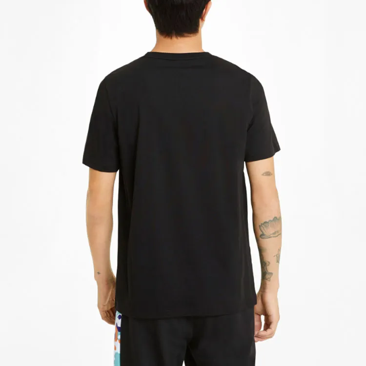 PUMA T-Shirts Men Black-4