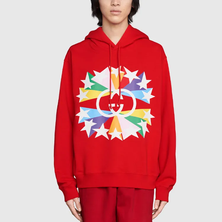 GUCCI 520 Special Series Sweatshirt Men's Red-1