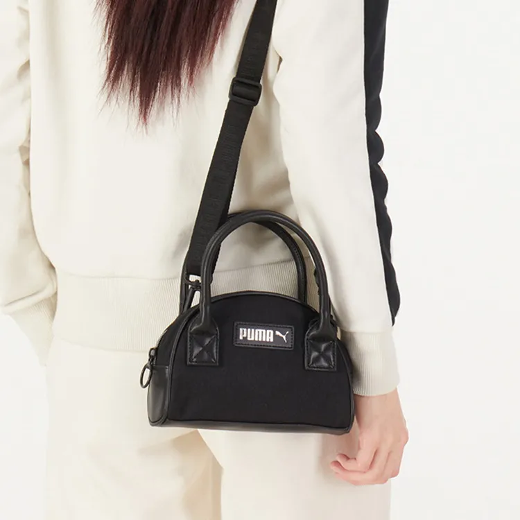 PUMA Artificial Leather Handheld Bag Handbag Shoulder Bag Crossbody Bag Regular Women's Black-2