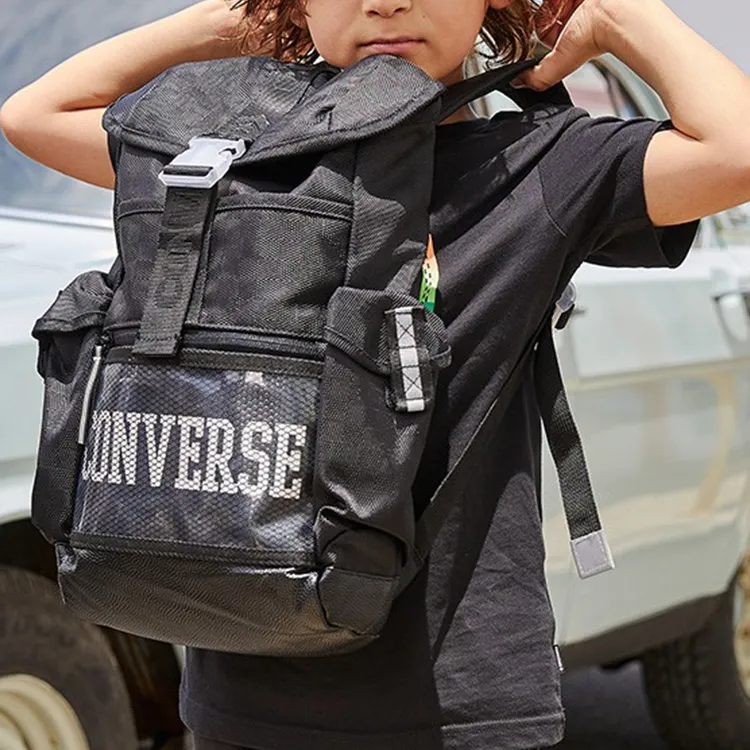Converse Polyester Backpack Regular Unisex Jet Black-4