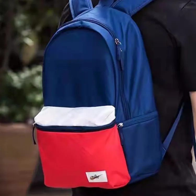 Nike Polyester Backpack Regular Unisex Blue/Red-2