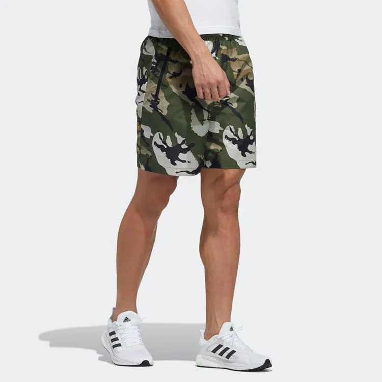 Adidas Sports Shorts Men Army Green-3