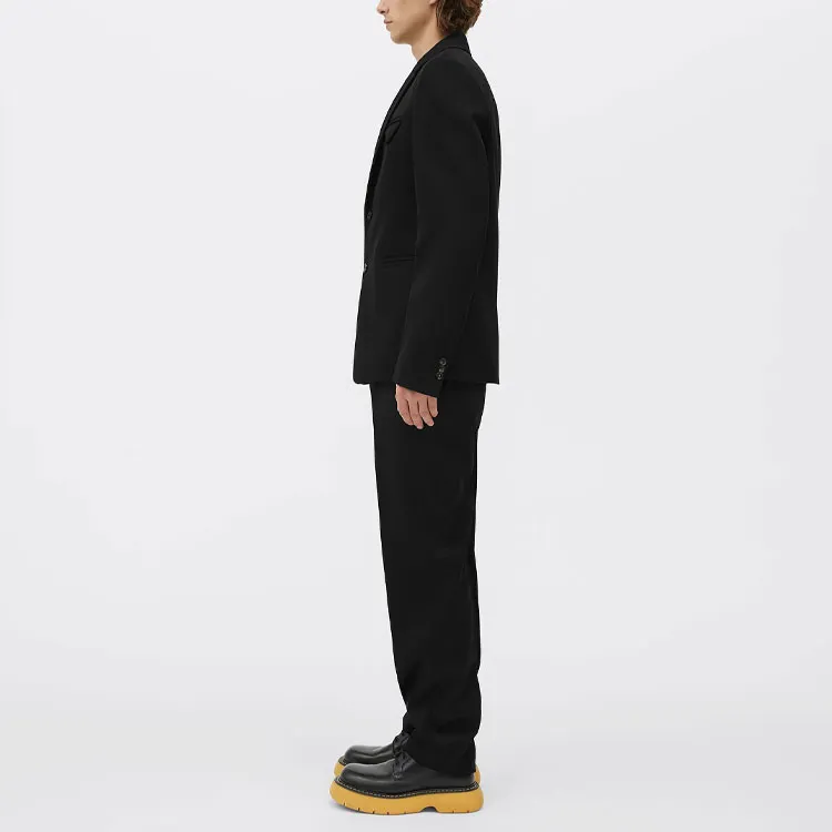 Bottega Veneta SS21 Business Suit Coat Men's Black-3