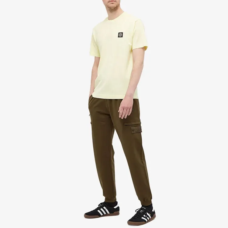 STONE ISLAND T Shirts Men Yellow-1