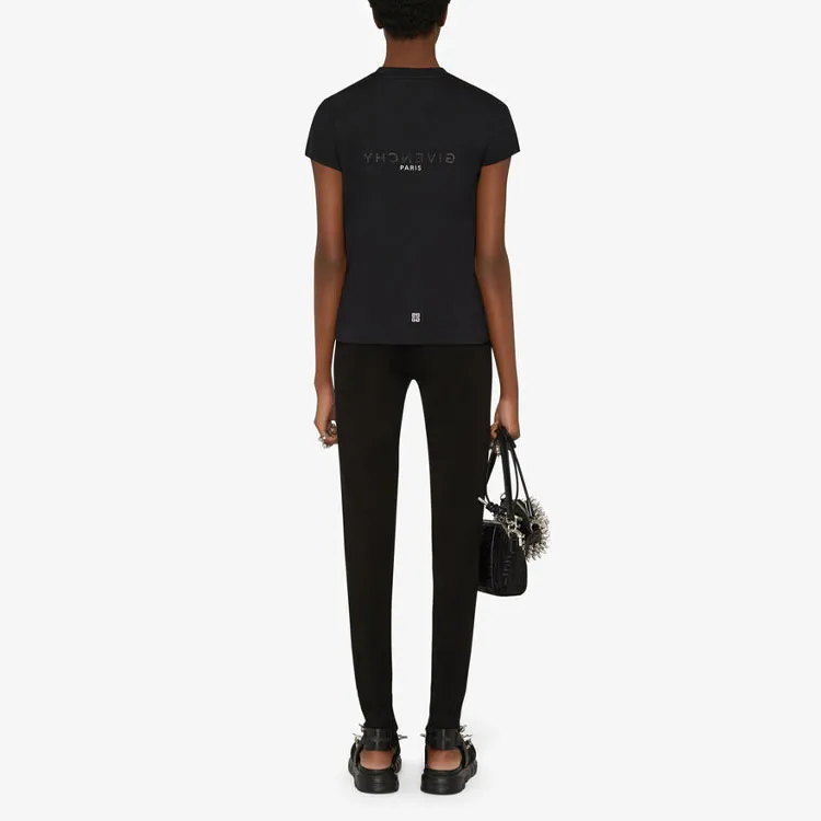 Givenchy Fitted Short Sleeve T Shirt 'Black'-2