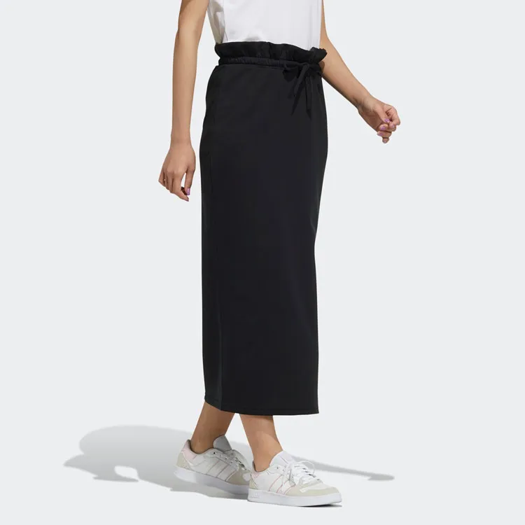 Adidas Neo Casual Long Skirts Women's Black-3