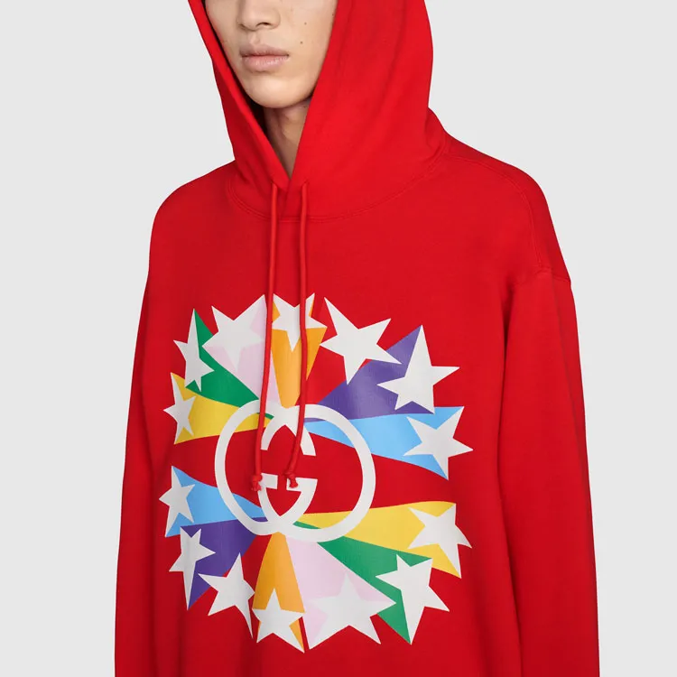 GUCCI 520 Special Series Sweatshirt Men's Red-3