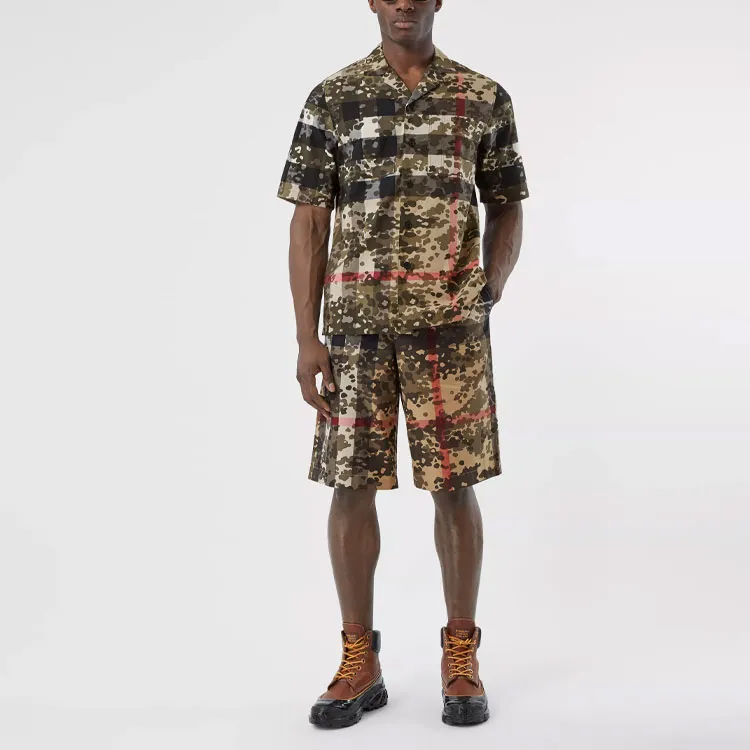 Burberry Casual Shorts Men's Camouflage-2
