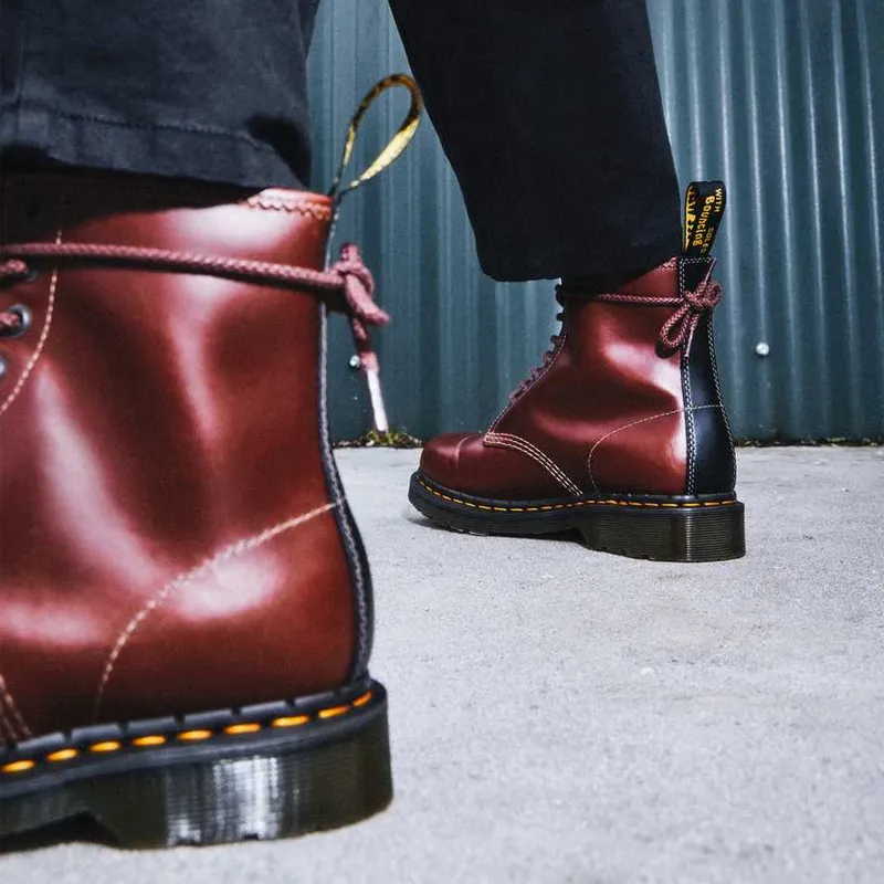 Dr.Martens 1460 Abruzzo Leather Ankle Boots 'Brown'-6