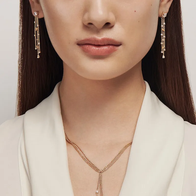 Swarovski Element Stud Earrings Women's-3
