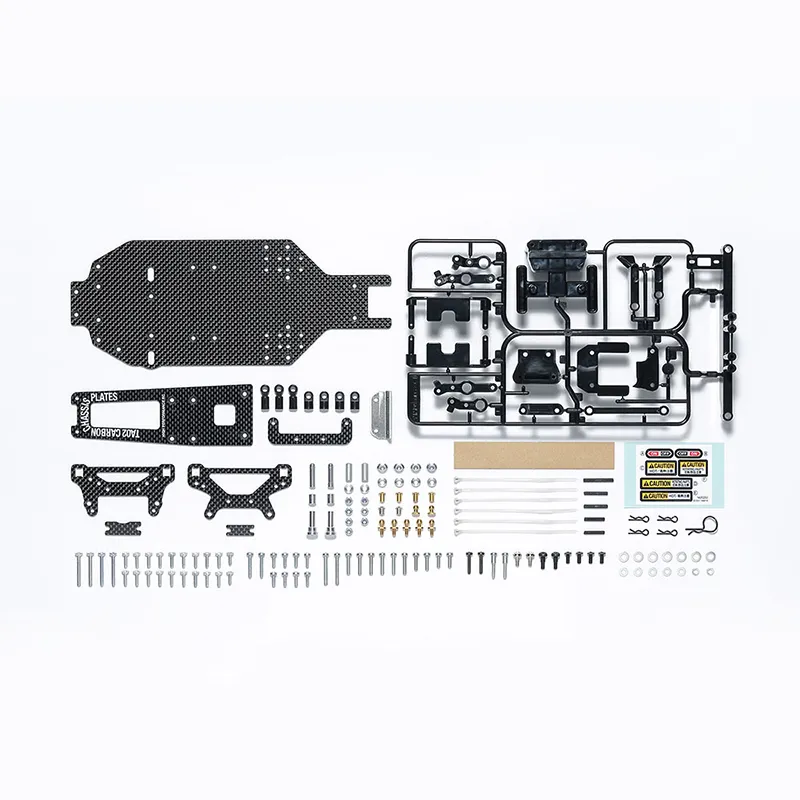 Tamiya Electric Remote Control Car TA02 Carbon Fiber Chassis Upgrade Set Model Accessories-1