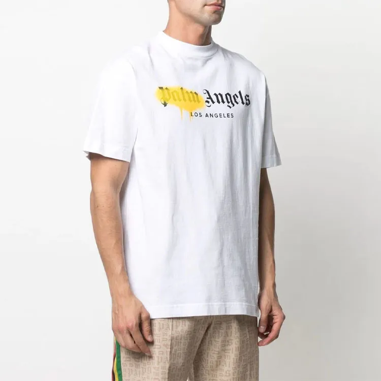PALM ANGELS La Spray Logo T shirt-3