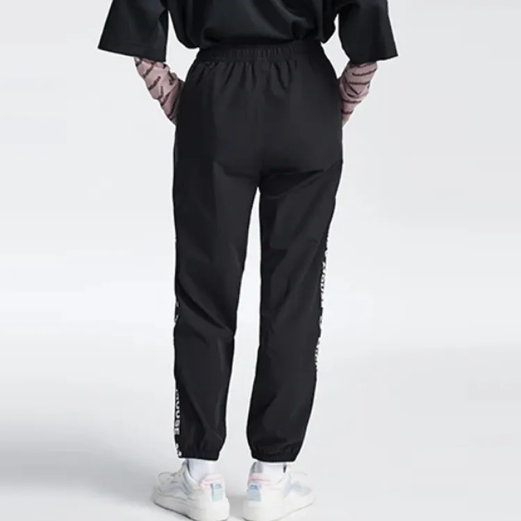 Disney X LINING Disney Knitted Sweatpants Women's Black-3